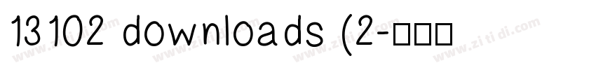 13102 downloads (2字体转换